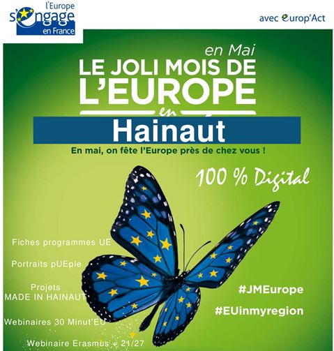 Ne manquez pas, Le Joli Mois de l’Europe en Hainaut
