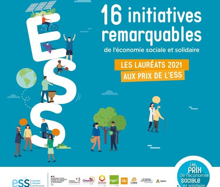 Les 16 initiatives remarquables de l’ESS et les lauréats 2021 des prix ESS