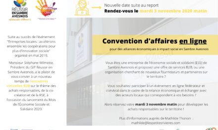 CONVENTION AFFAIRES EN LIGNE LE 3 NOVEMBRE 2020 MATIN