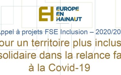 Appel à projet FSE Inclusion 2020-2021